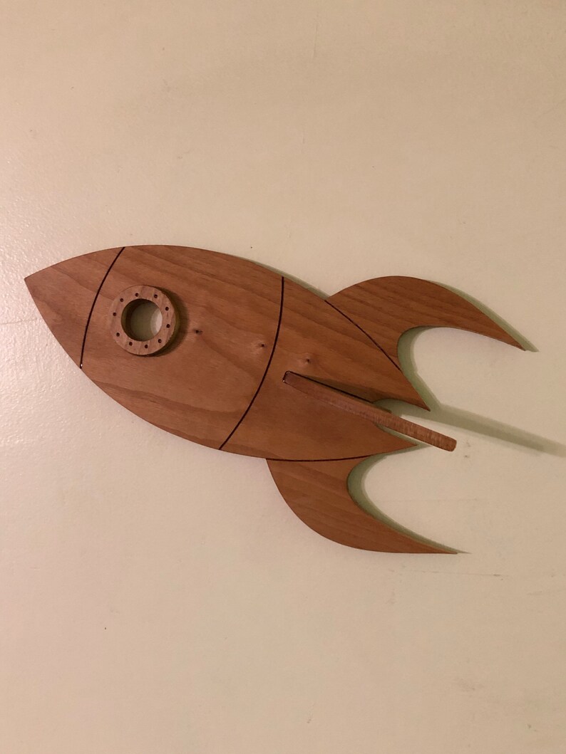 Rocket Ship Decor Kids Room Wall Art Space Decor for Boys Etsy