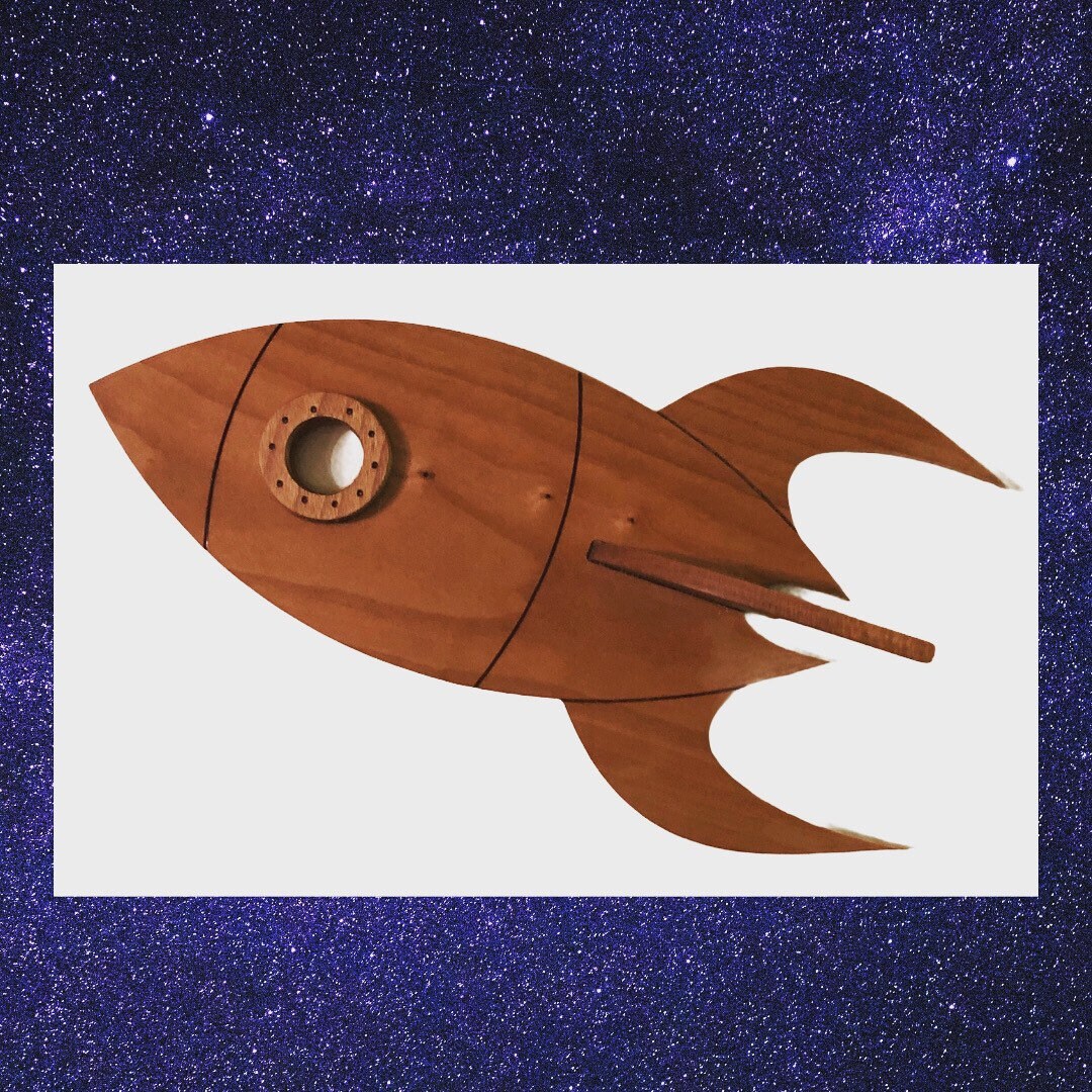 Rocket Ship Decor Kids Room Wall Art Space Decor for Boys Etsy