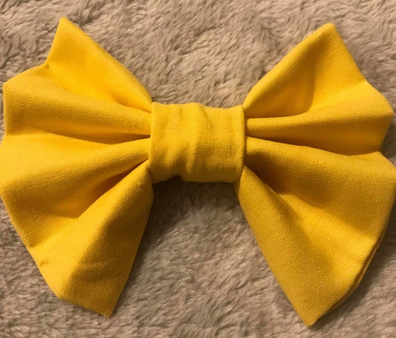 Girls Plain Solid Lime Green Color Kids Headband or Clip Bow