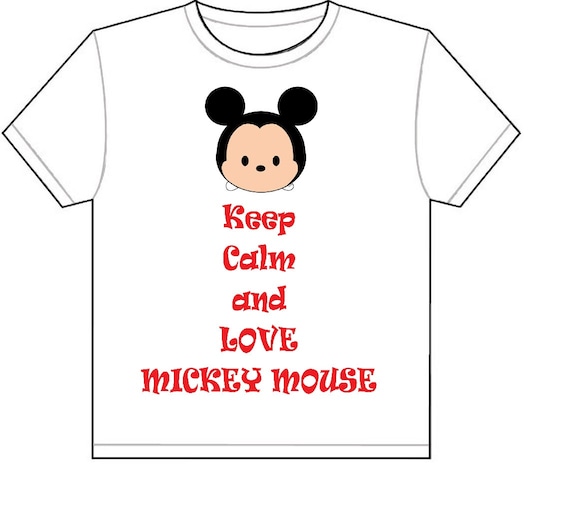 Kids Mickey Mouse Keep Calm and Love 