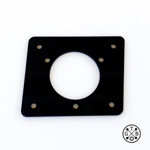 EZGO TXT 36v golf cart Noco GCP1 110v ac port adapter plate - Acrylic