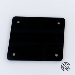 EZGO TXT RXV 48v - 72v golf cart charging port hole cover - Acrylic