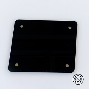 EZGO TXT 36v golf cart charging port hole cover - Acrylic