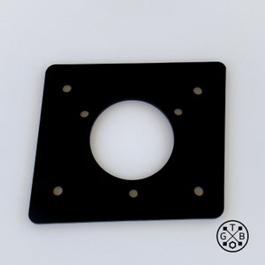 EZGO RXV TXT 48v -72v golf cart Noco GCP1 110v ac port adapter plate - Acrylic