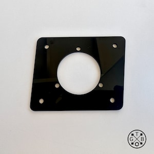EZGO RXV TXT 48v -72v golf cart ParkPower by Marinco ac port adapter plate - Acrylic