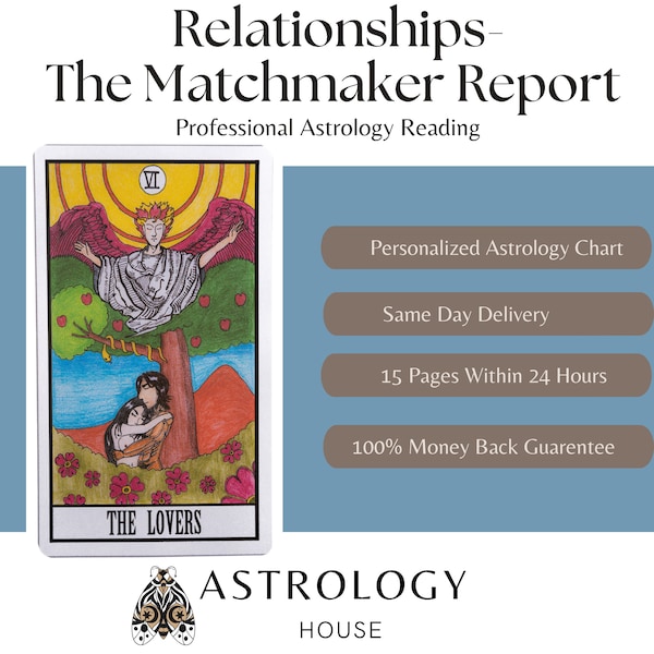 Relationships- The Match Maker Astrology Report, Astrology Love Report, Will it Last Astrology Report