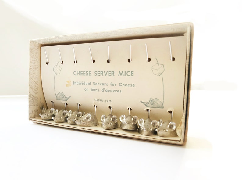 Napier Set of 8 'Cheese Server Mice Individual Servers Etsy