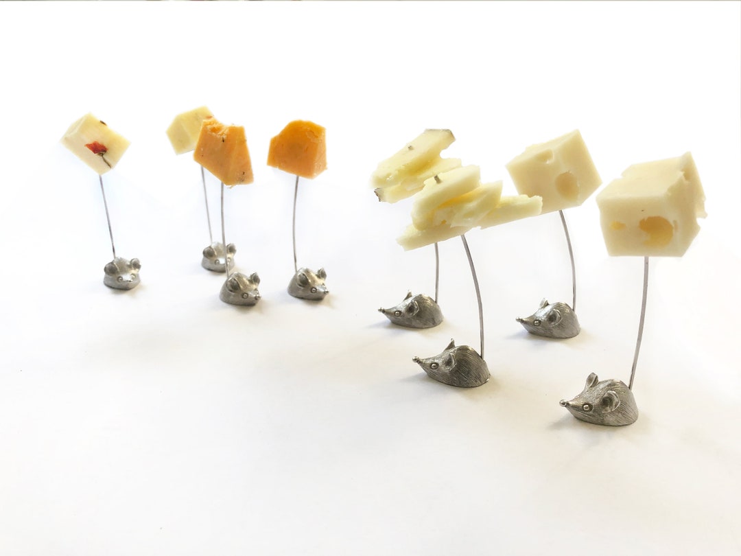 Pewter Retriever Cheese Picks