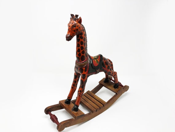 giraffe nursery rocker