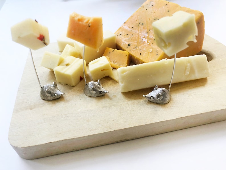 Napier Set of 8 'cheese Server Mice Individual Servers Etsy Ireland