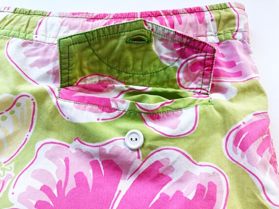 Lilly Pulitzer - Pink and Green Patchwork Floral … - image 4