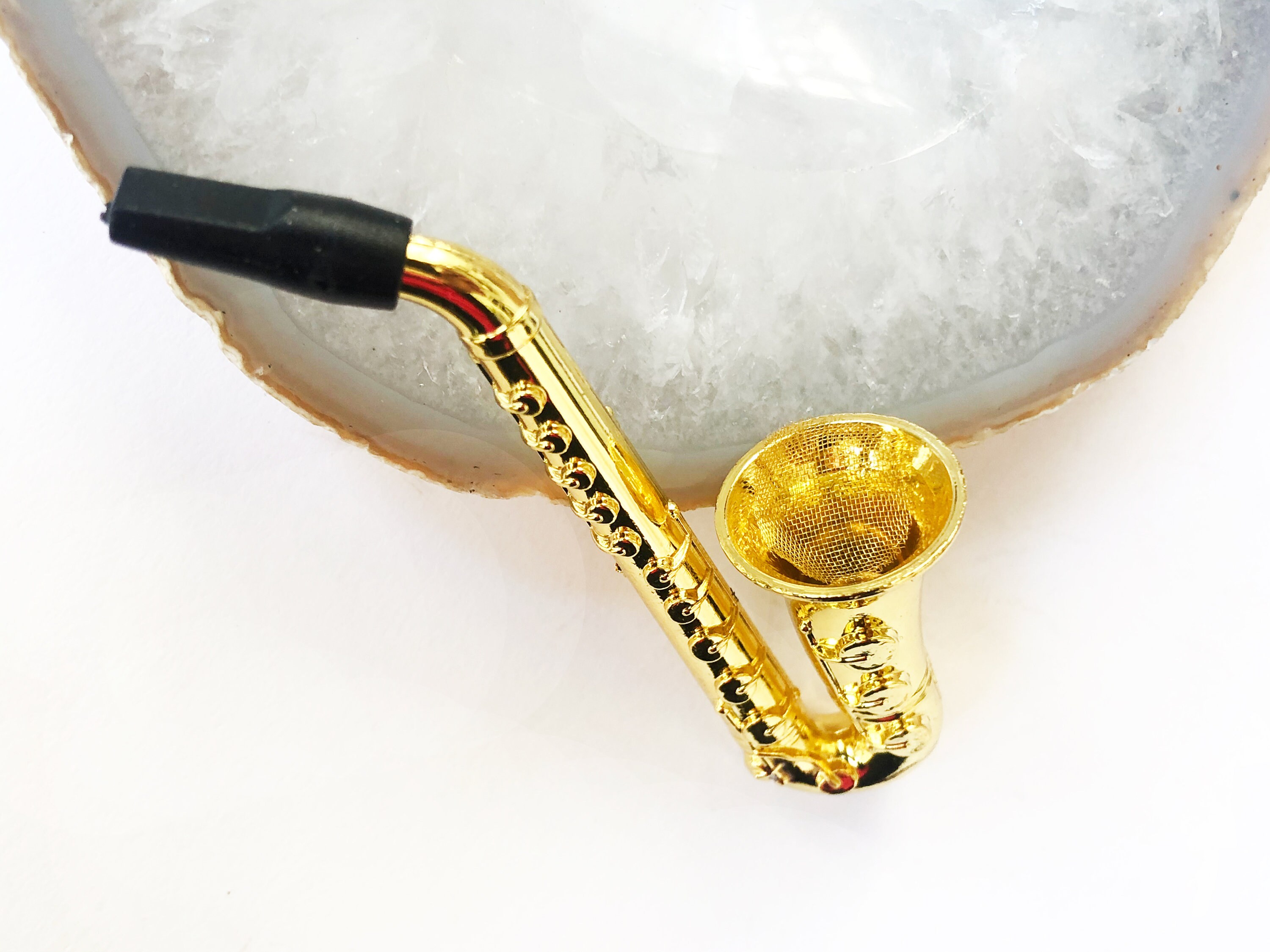 Chief Sax Pipe Saxophone Pipe in bright brass color finish Etsy