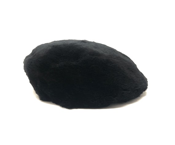 Pierre Cardin black fur beret - vintage 1960s - image 7