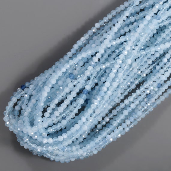 Aquamarine gemstone beads outlet