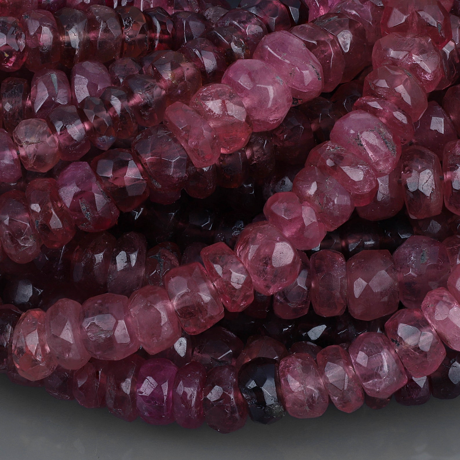 Pink Tourmaline Beads Natural Tourmaline Gemstone Strand Etsy UK