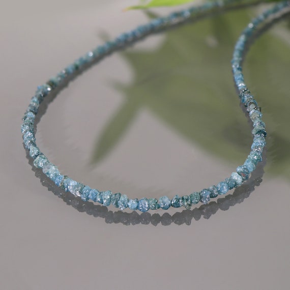 Blue diamond necklace sale price