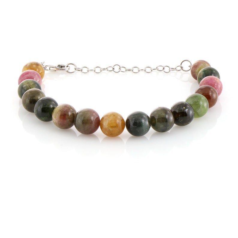 Top Quality Tourmaline Bracelet Natural Multi Tourmaline image 0