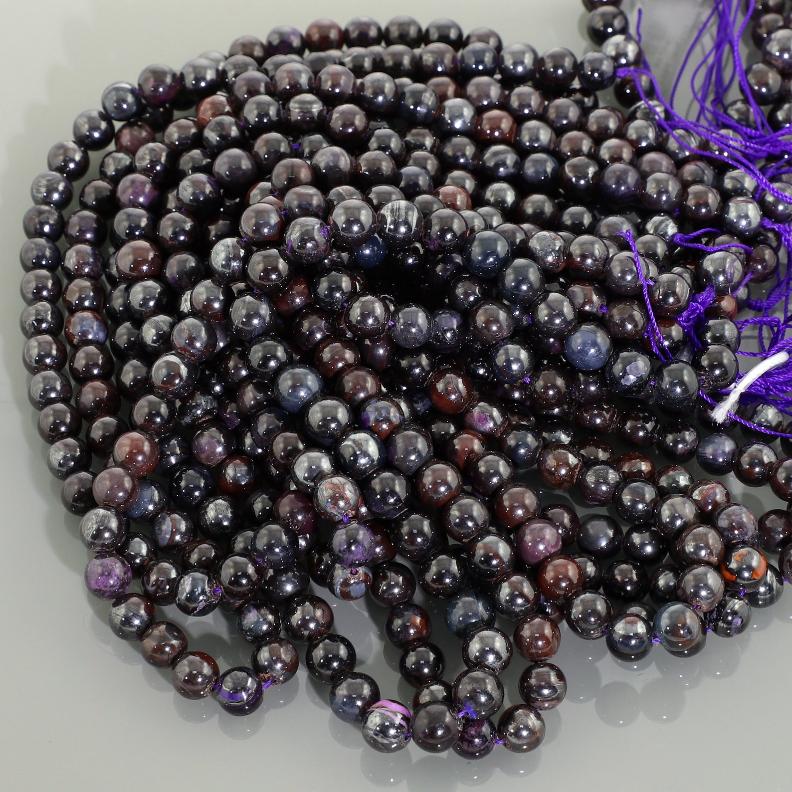 Sugilite Stone Beads Natural Sugilite Gemstone Beads Plain Etsy
