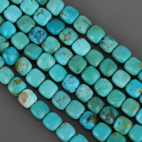 Turquoise Gemstone Beads Natural Turquoise Stone Strand Beads Etsy