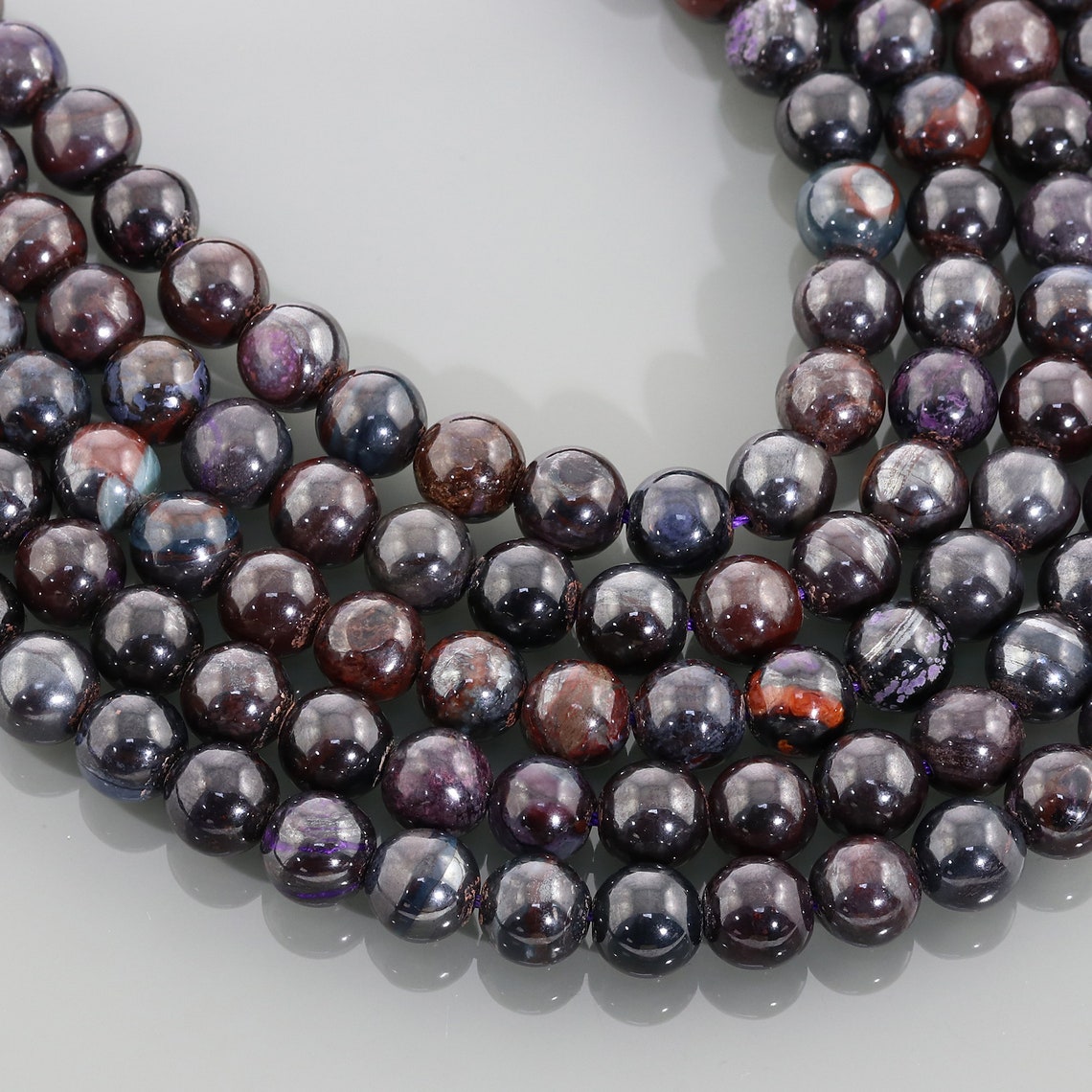Sugilite Stone Beads Natural Sugilite Gemstone Beads Plain Etsy