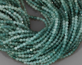 Strand Grandidierite Faceted Beads Grandidierite Round Gemstone Beads Grandidierite,