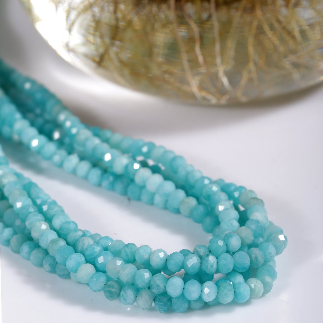 Amazonite Stone Beads 100natural Amazonite Beads Stone Etsy