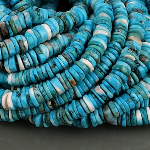 Turquoise Magnesite Stone, Gemstone Turquoise Strand Making Jewelry Turquoise Beads, Magnesite Turquoise Gemstone Beads Wholesaler Beads &quot;