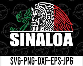 Sinaloa Aguila Tricolor SVG Cut Files (Digital Download)