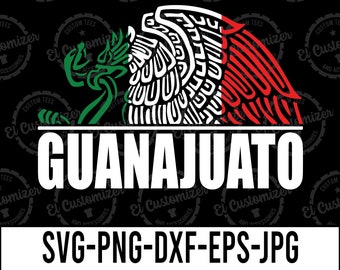 グアナファト メキシコワシ トリコロール SVG カットファイル (デジタルダウンロード)