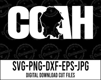 Coahuila SVG Cut Files Svg Png Dxf Jpg Eps Digital Files For Cricut and Silhouette