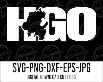 Hidalgo Map SVG Cut Files: Cricut & Silhouette (Digital Download)