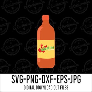 Salsa Valentina Cut Files for Cricut & Silhouette (Digital Download)