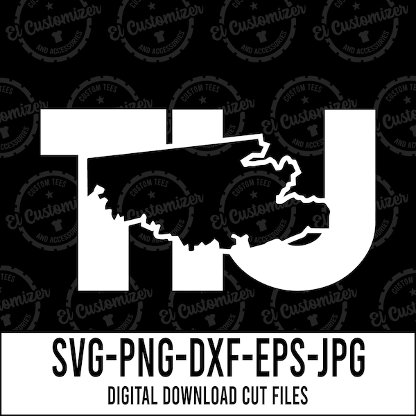 Tijuana Baja California Mexique SVG Cut Files Svg Png Dxf Jpg Eps Digital Files Pour Cricut et Silhouette