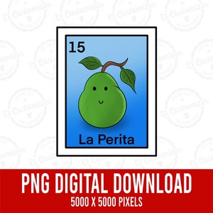La Perita PNG 5000 x 5000 Pixeles Loteria Descarga Digital