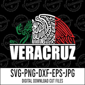 Veracruz SVG Cut Files Svg Png Dxf Jpg Eps Digitale Bestanden Voor Cricut en Silhouet