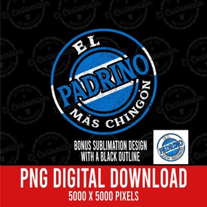 El Padrino Mas Chingon PNG drapeau du Honduras Padrino Hondureño parrain téléchargement numérique