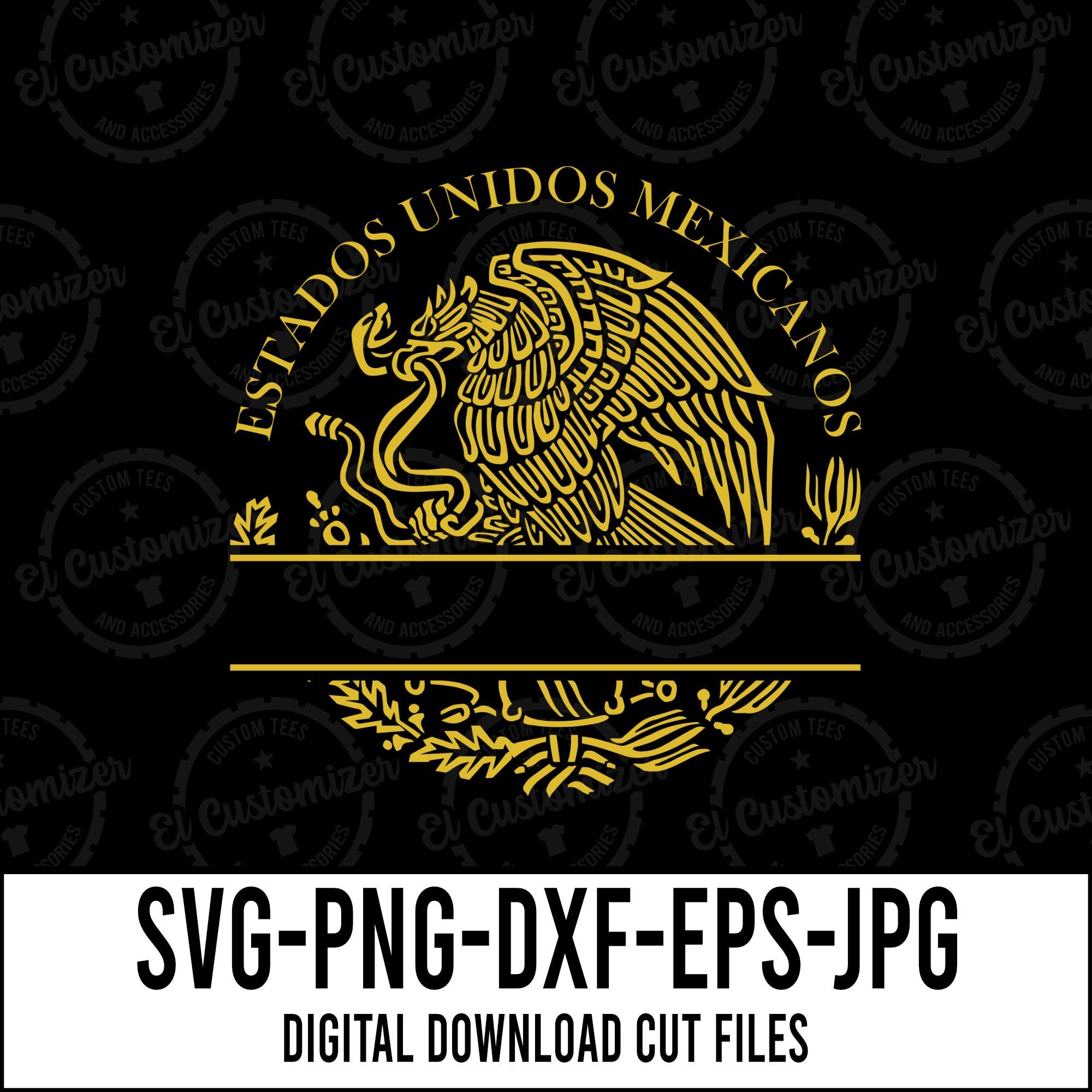 Mexico SVG Mexican Eagle Aguila Dorada Cut Files Svg Png