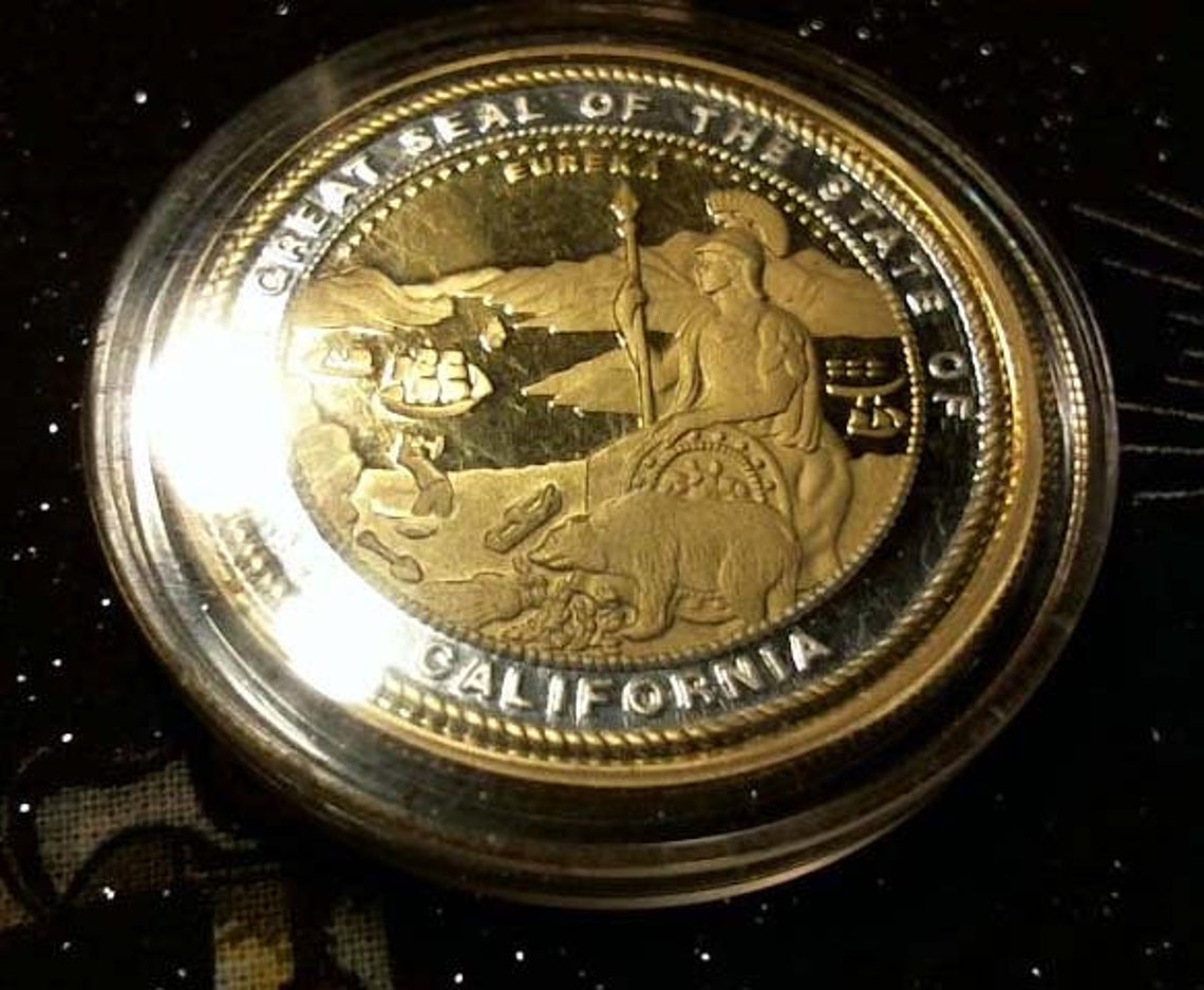 CALIFORNIA TRIBUTE COIN Etsy