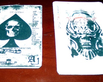 Hemp Art Cards  Pair of Aces