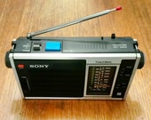 Vintage Sony ICF-5350 Time In Matic Transistor Radio