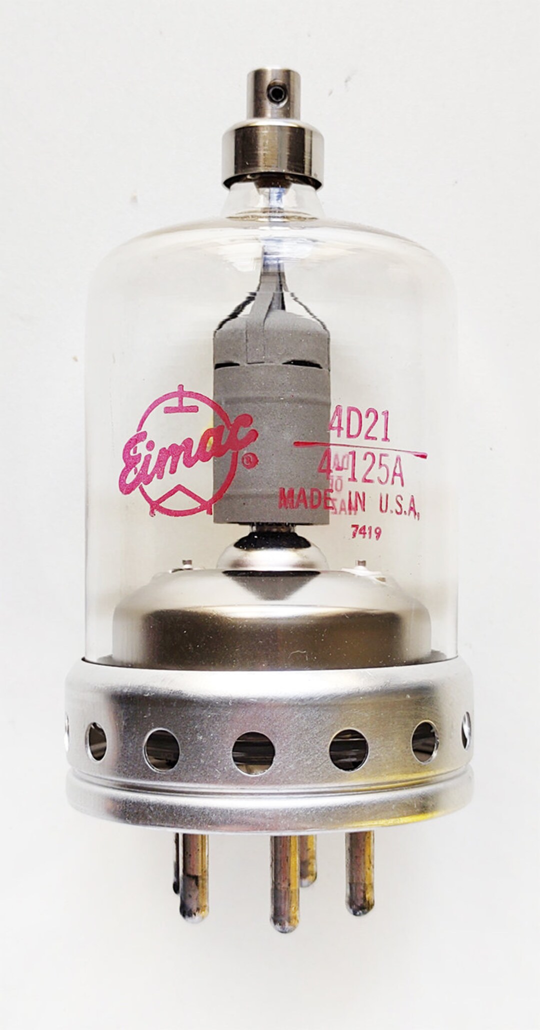 Eimac BMA4D12 4-125A made in USA アイマック 真空管 オブジェ