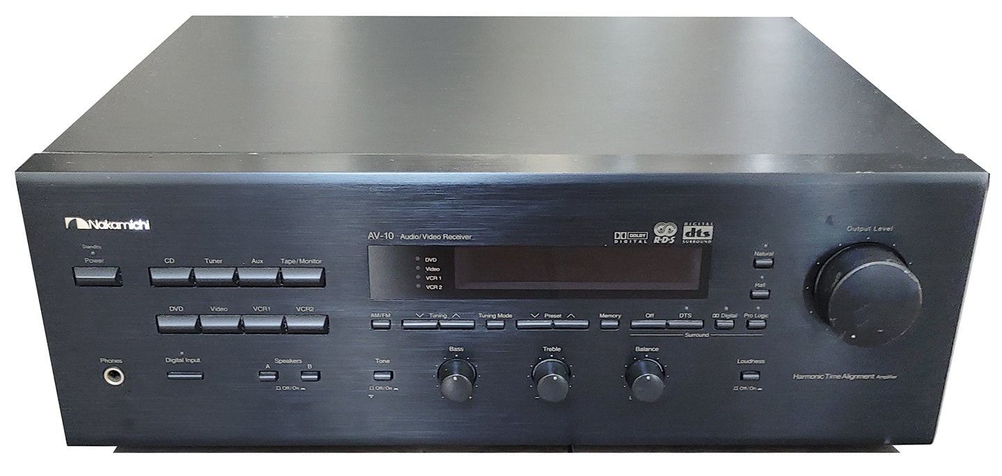 Nakamichi AV-10 AudioVisualRecever ナカミチ AVレシーバー