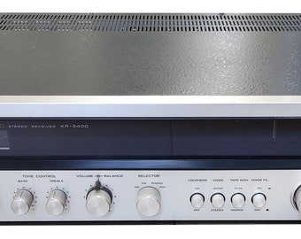 Vintage Kenwood KR-3400 Stereo Receiver Amplifier
