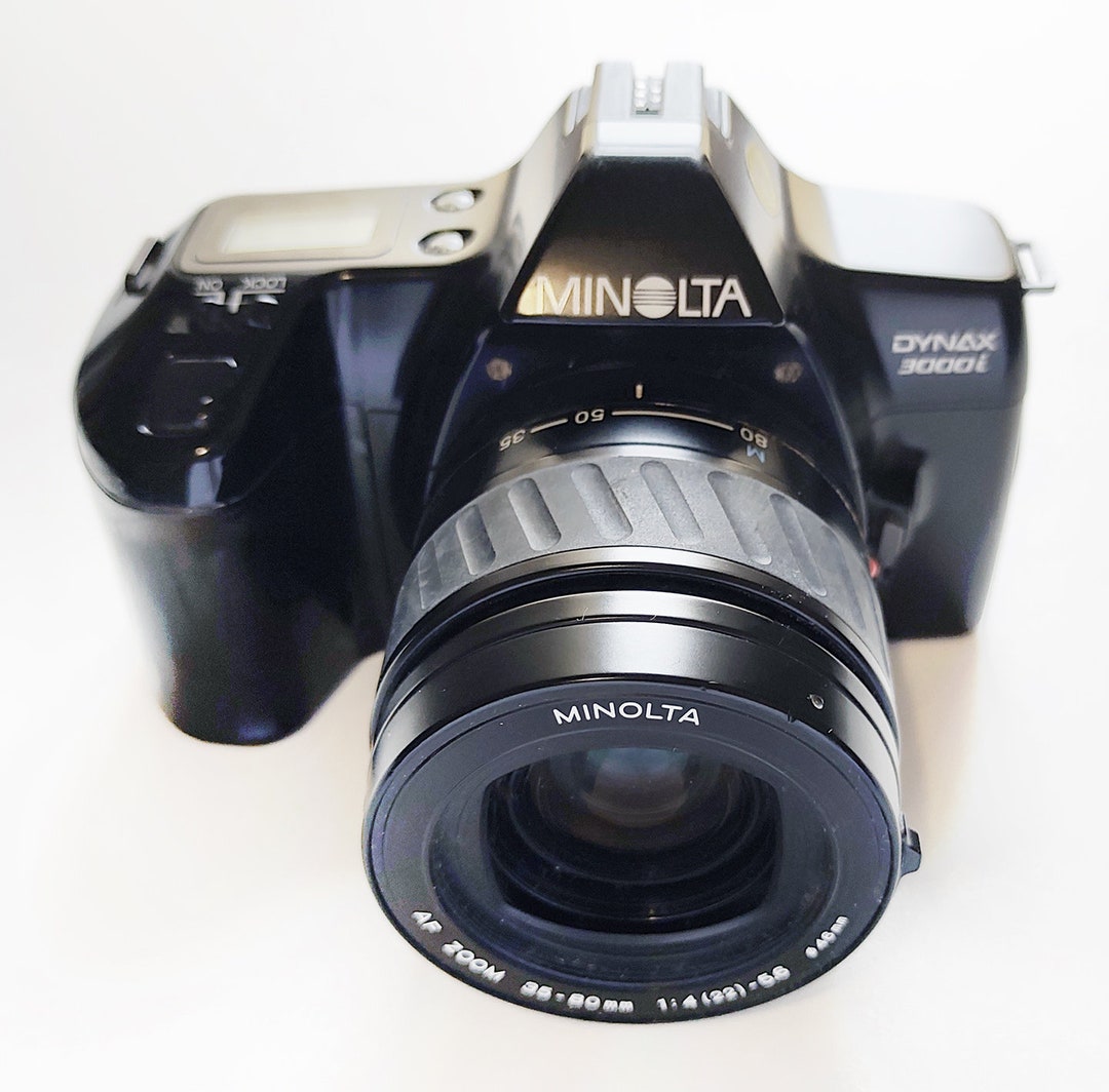 Appareil Photo Minolta DYNAX 3000 I + Zoom 35-80mm + Flash - Argentique Reflex 35mm, Japonais