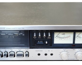Vintage Technics 630 Stereo Cassette Deck