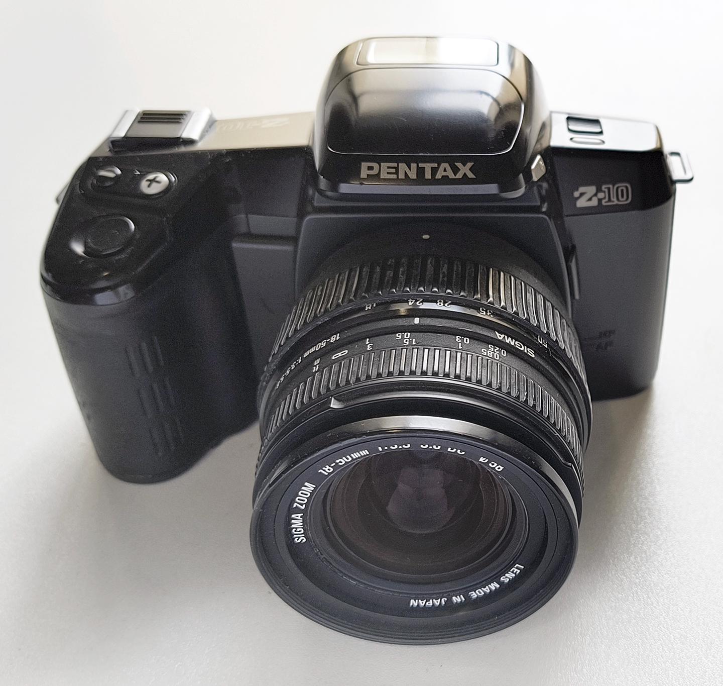 Vintage Pentax Z-10 35mm SLR With Sigma 18-50mm/f3.5-5.6