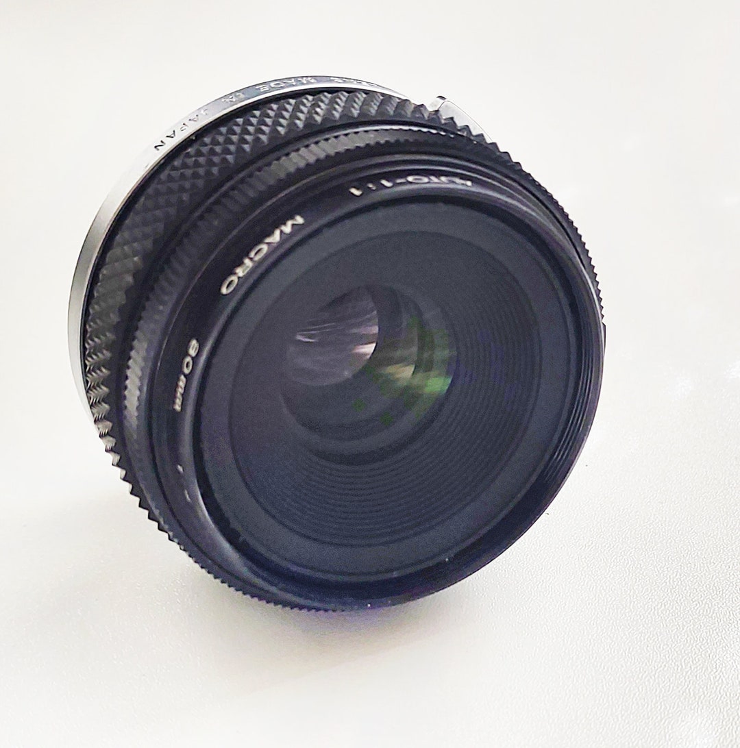 Vintage Olympus Om-system Zuiko Auto-1:1 Macro 80mm F4 Lens