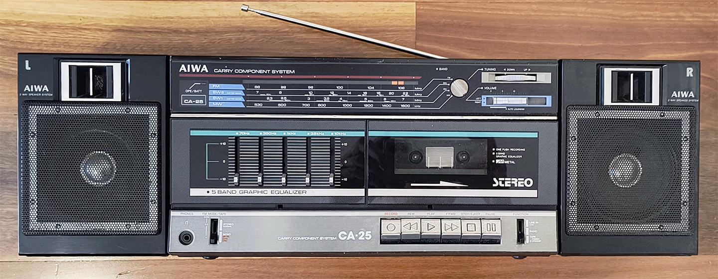 Vintage Aiwa CA-25 Stereo Cassette Player - Boom Box - Etsy