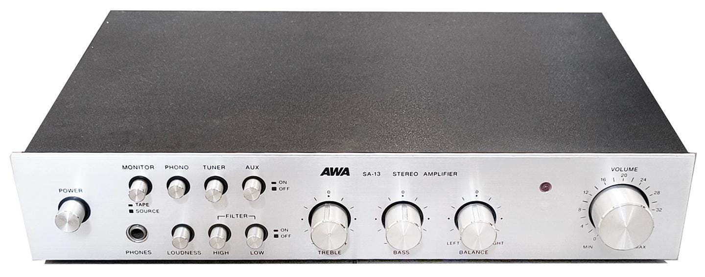 Vintage AWA SA-13 Stereo Amplifier - Etsy Australia
