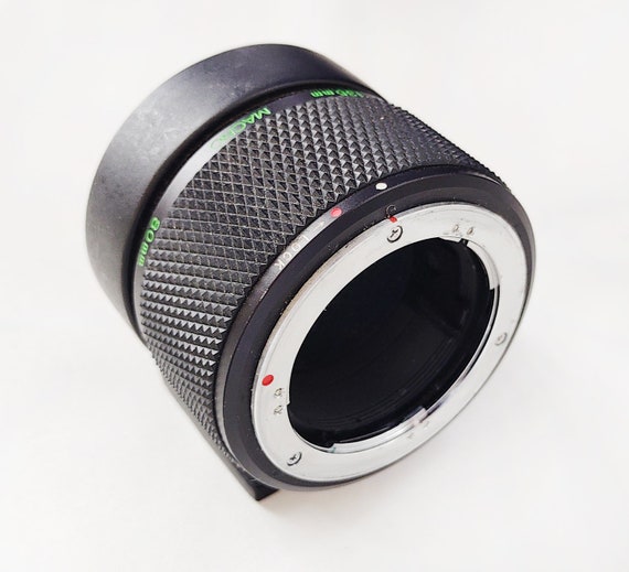 Vintage Olympus Om-system Zuiko Auto-1:1 Macro 80mm F4 Lens Plus